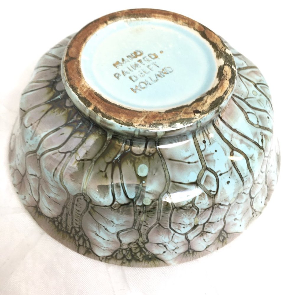 * Old Dutch Delft Powder or Candy Dish - Picture 3 of 16